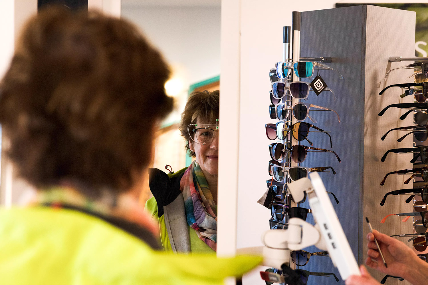 DSC_3605 Person beim Sehtest